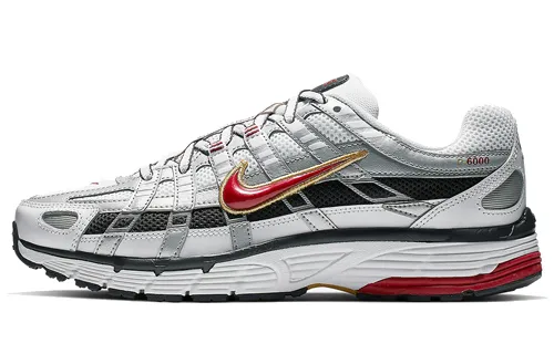 Nike P 6000 Abrasion Resistant Breathable Low top Casual City Commuting Running Shoes Women's White Red