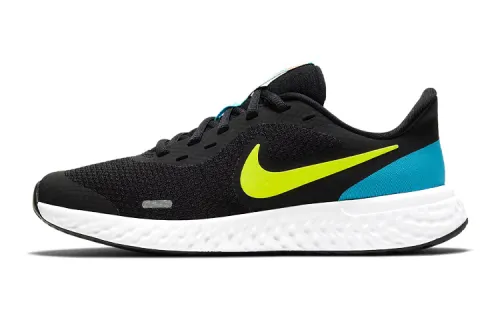 Nike REVOLUTION 5 Mesh, Textile, Synthetic Leather Cushioning Slip Resistant Abrasion Resistant Breathable Low top