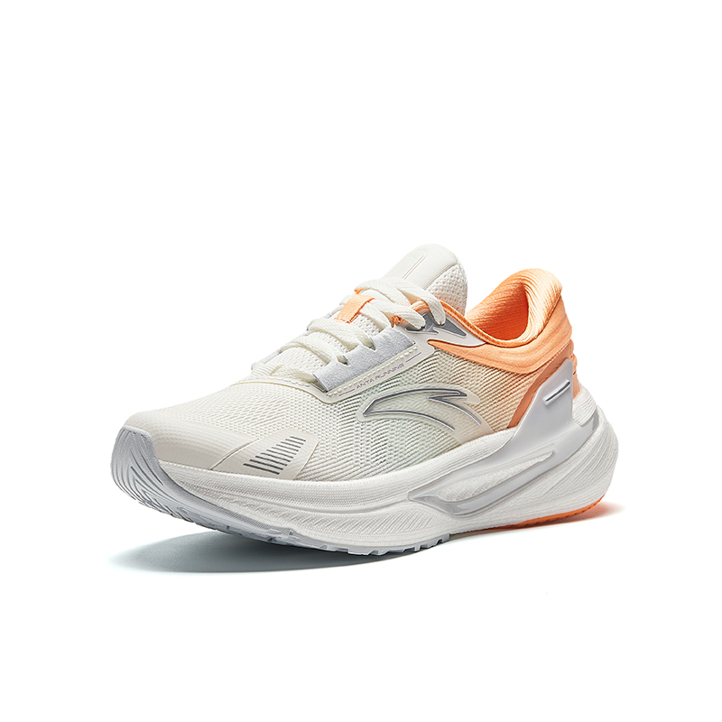Anta CC Nitrogen Technology Breathable Low top Running Shoes Women’s White Orange