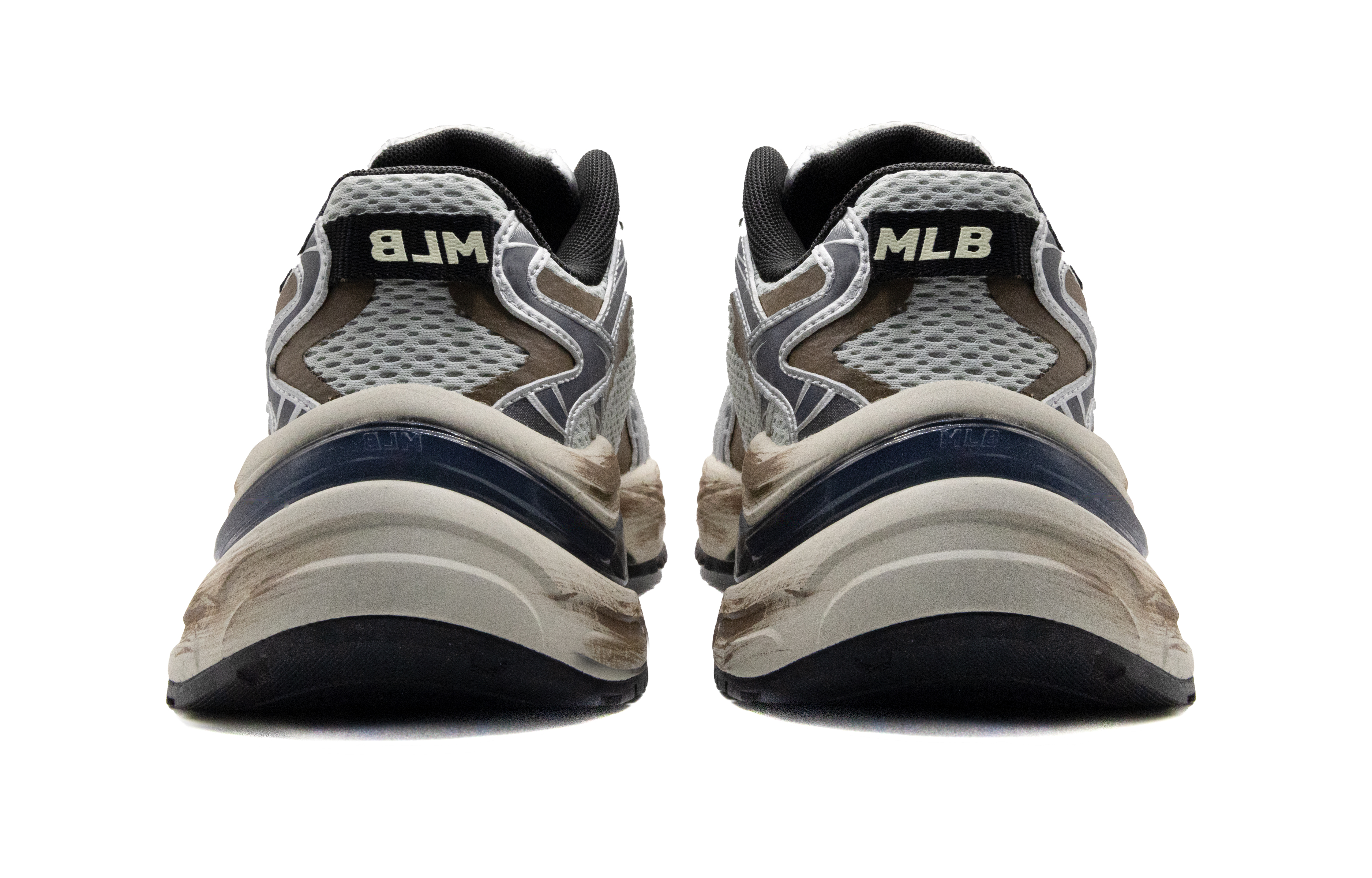 MLB New York Yankees Cushioning Breathable Low top Casual City Commuting Running Shoes Unisex Brown