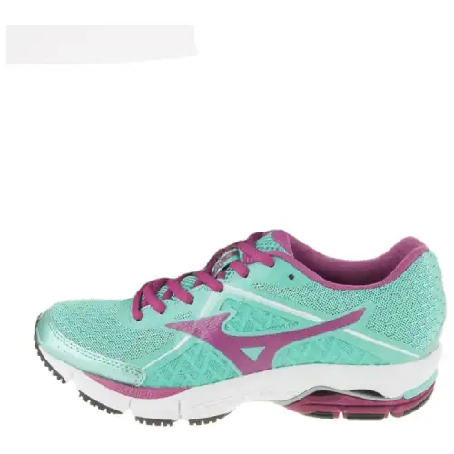 Mizuno Slip Resistant Abrasion Resistant Low top Running Shoes Women's Green Purple