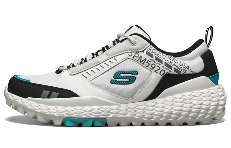 Мужские кроссовки Skechers Skechers Monster (бело-черно-зеленые)