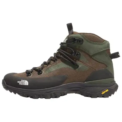 THE NORTH FACE Creston Hike Comfortable Cushioning Thermal Mid top Outdoor Shoes Women's Green Black
