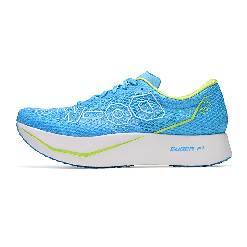 DO WIN Low top Full Length Carbon Plate+Supercritical Midsole Running Shoes Unisex Blue