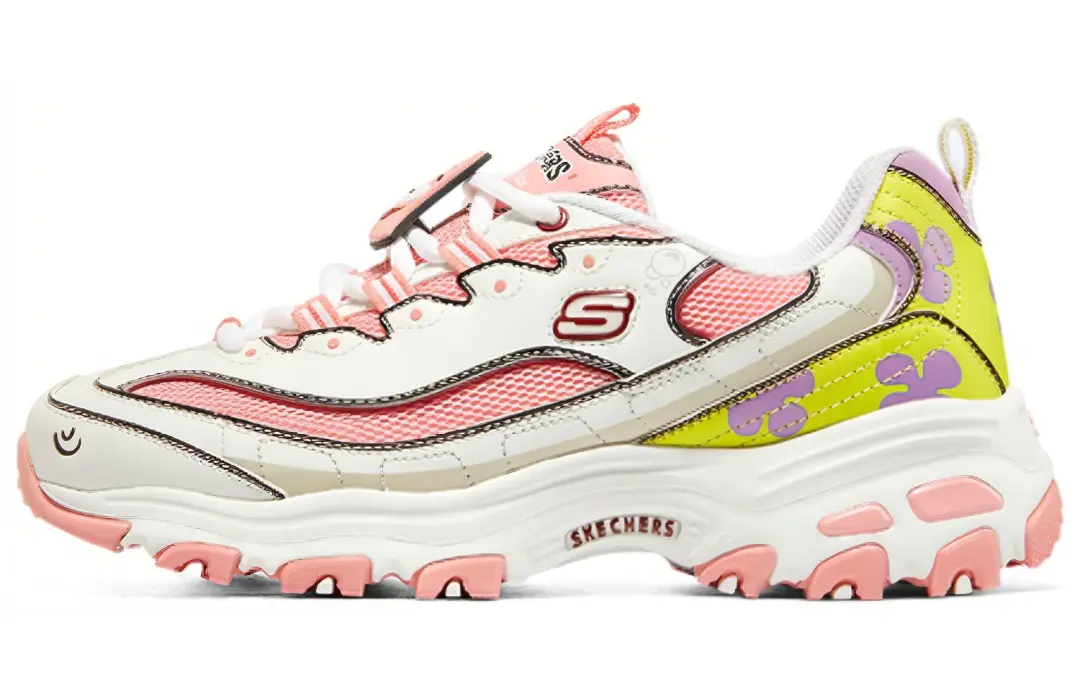 Skechers D'lites 1.0 Sneakers 'White Pink' Women's