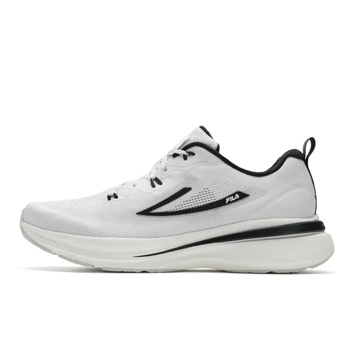 FILA NUVOLE 1+ Cushioning Abrasion Resistant Breathable Coverage Lightweight Rebound Low top Running Shoes Men's White