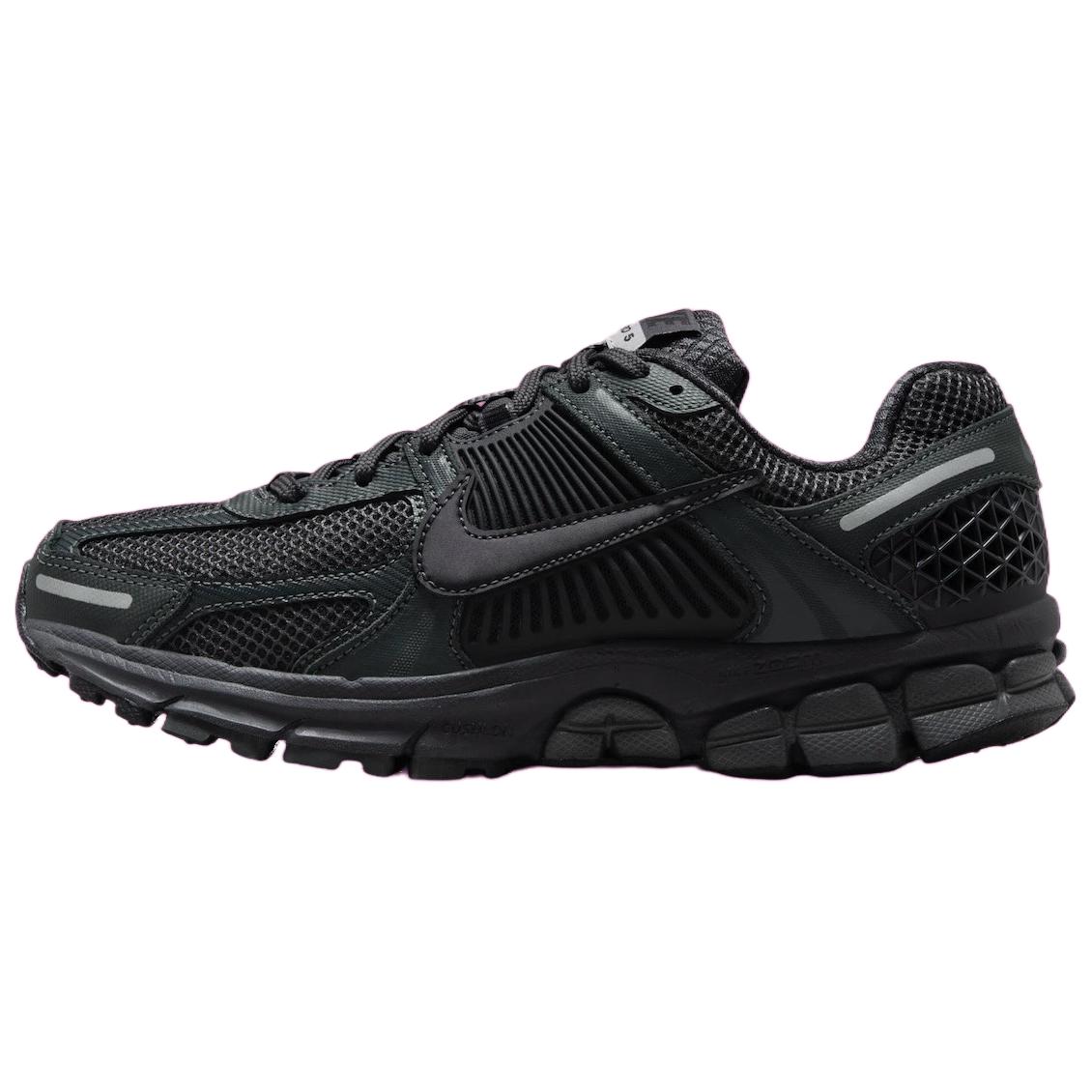 Nike Zoom Vomero 5 Triple Black fabric shock-absorbing non-slip wear-resistant breathable low-top casual running shoes women's black