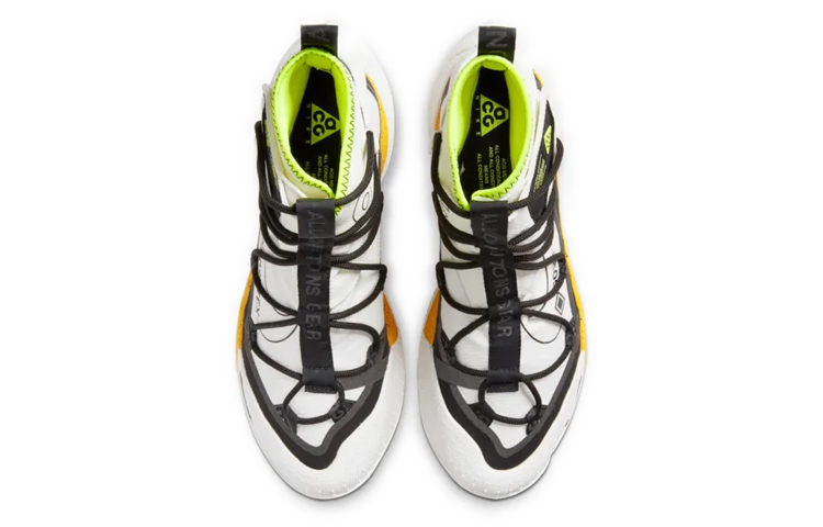 Кроссовки Nike ACG Air Terra (бело-желтые) — Белыйжёлтый — фото 5