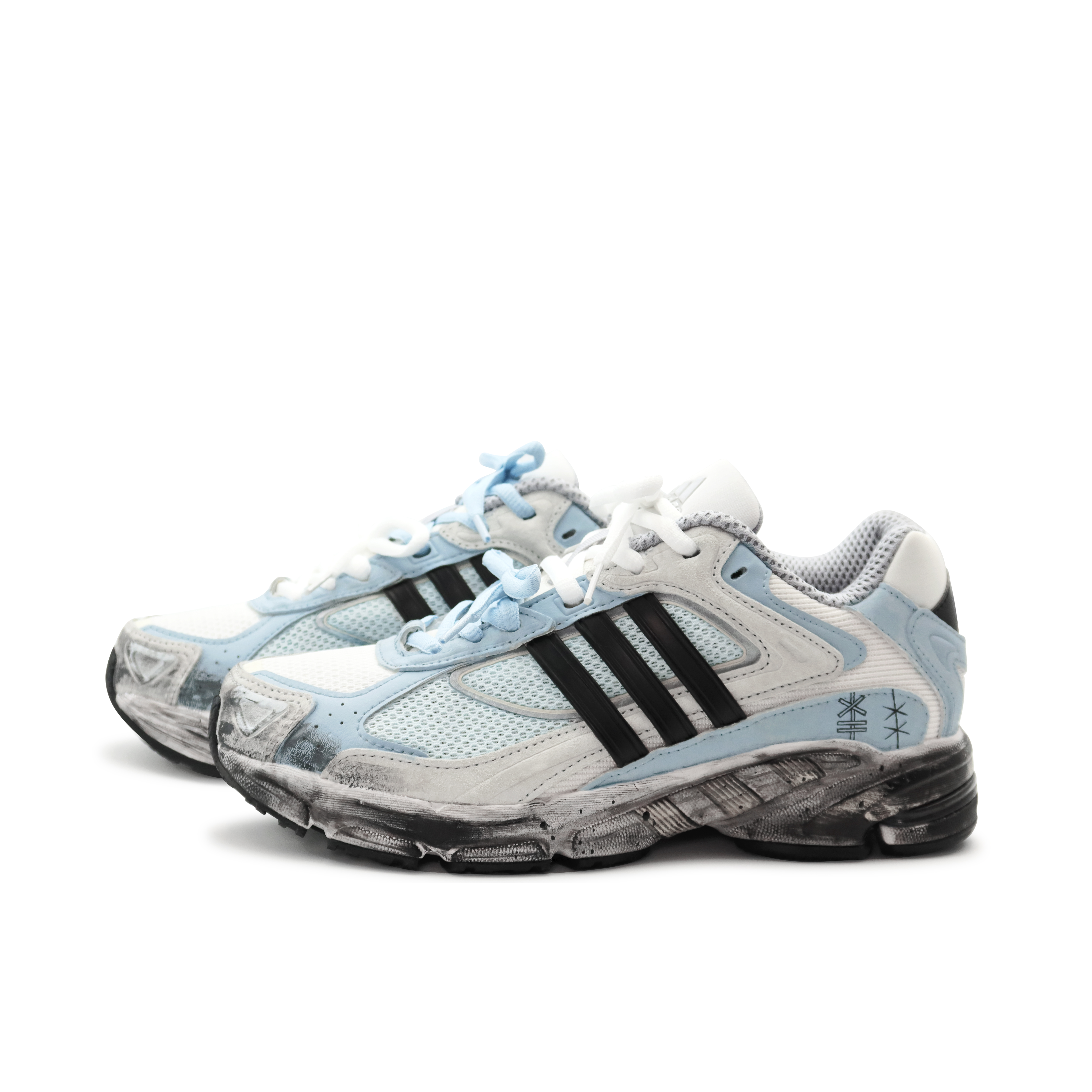 Adidas Originals Response Running Shoes Unisex Low Top Black/White/Gray/Blue