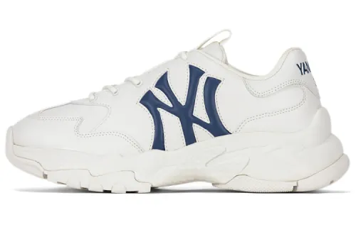 MLB Big Ball Chunky 3D New York Yankees Height Increasing Low top Chunky Sneakers Unisex White