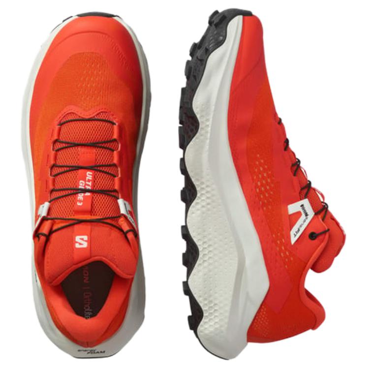 SALOMON Ultra Glide 3 Slip Resistant Abrasion Resistant Low top Running Shoes Men’s Orange