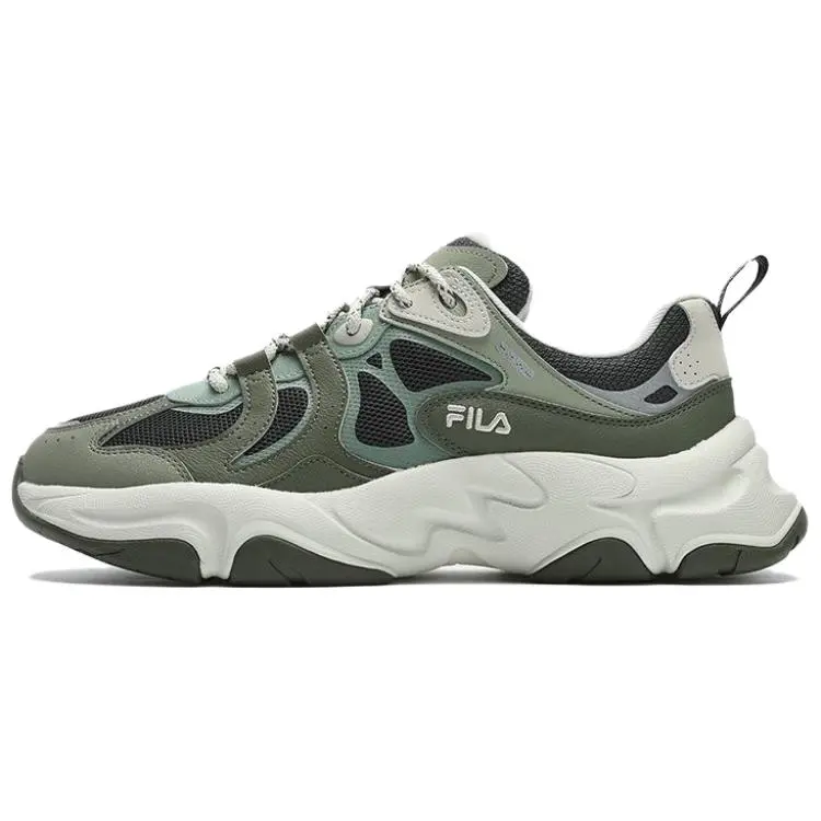 FILA MARS 3 Mars 3.0 Abrasion Resistant Lightweight Height Increasing Low top Chunky Sneakers Men's Green