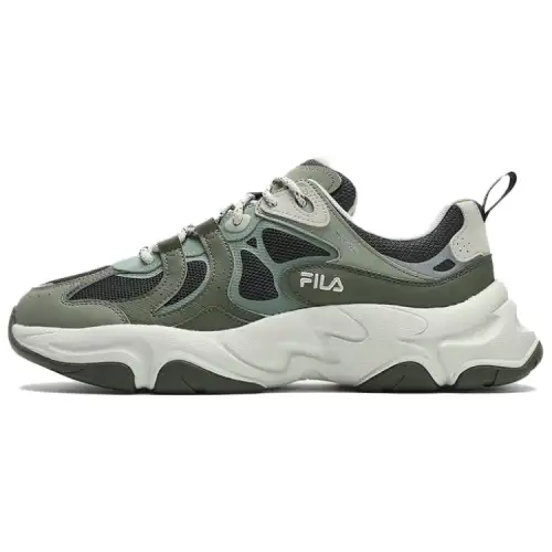 FILA MARS 3 Mars 3.0 Abrasion Resistant Lightweight Height Increasing Low top Chunky Sneakers Men's Green