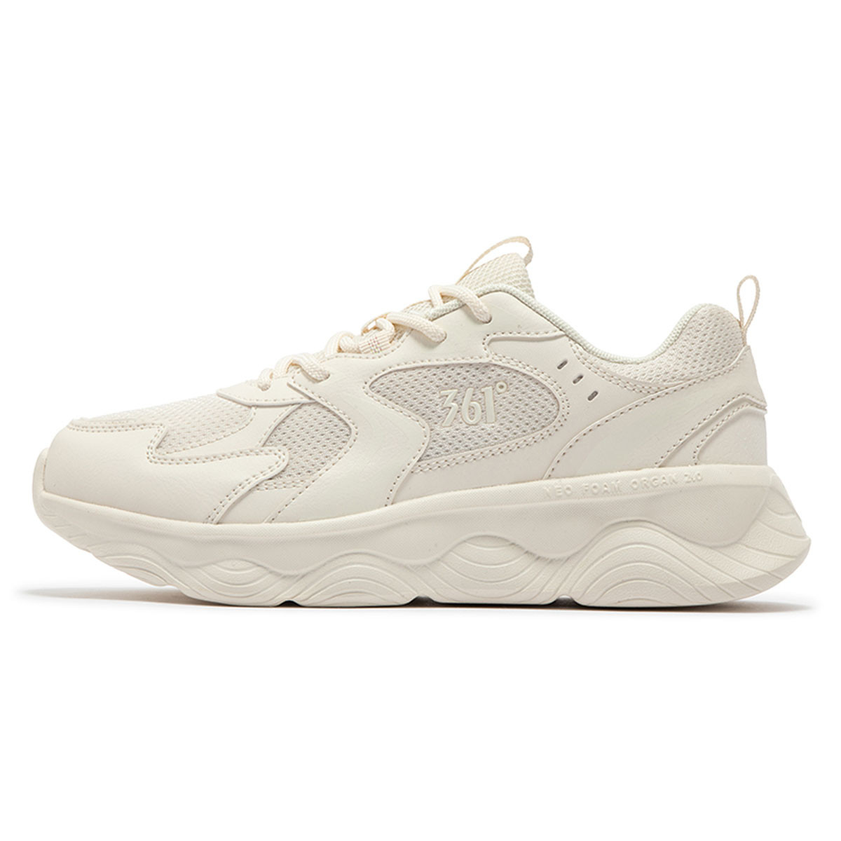 361° Cushioning Slip Resistant Abrasion Resistant Low top Casual Running Shoes Women’s Ecru