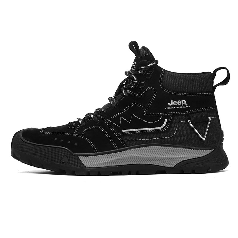 Jeep Mid top Outdoor Shoes Men’s Black