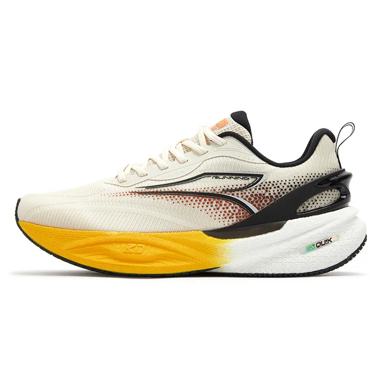 361° Surge CQT 2.0 Low top Casual Training Running Shoes Men's Beige Yellow