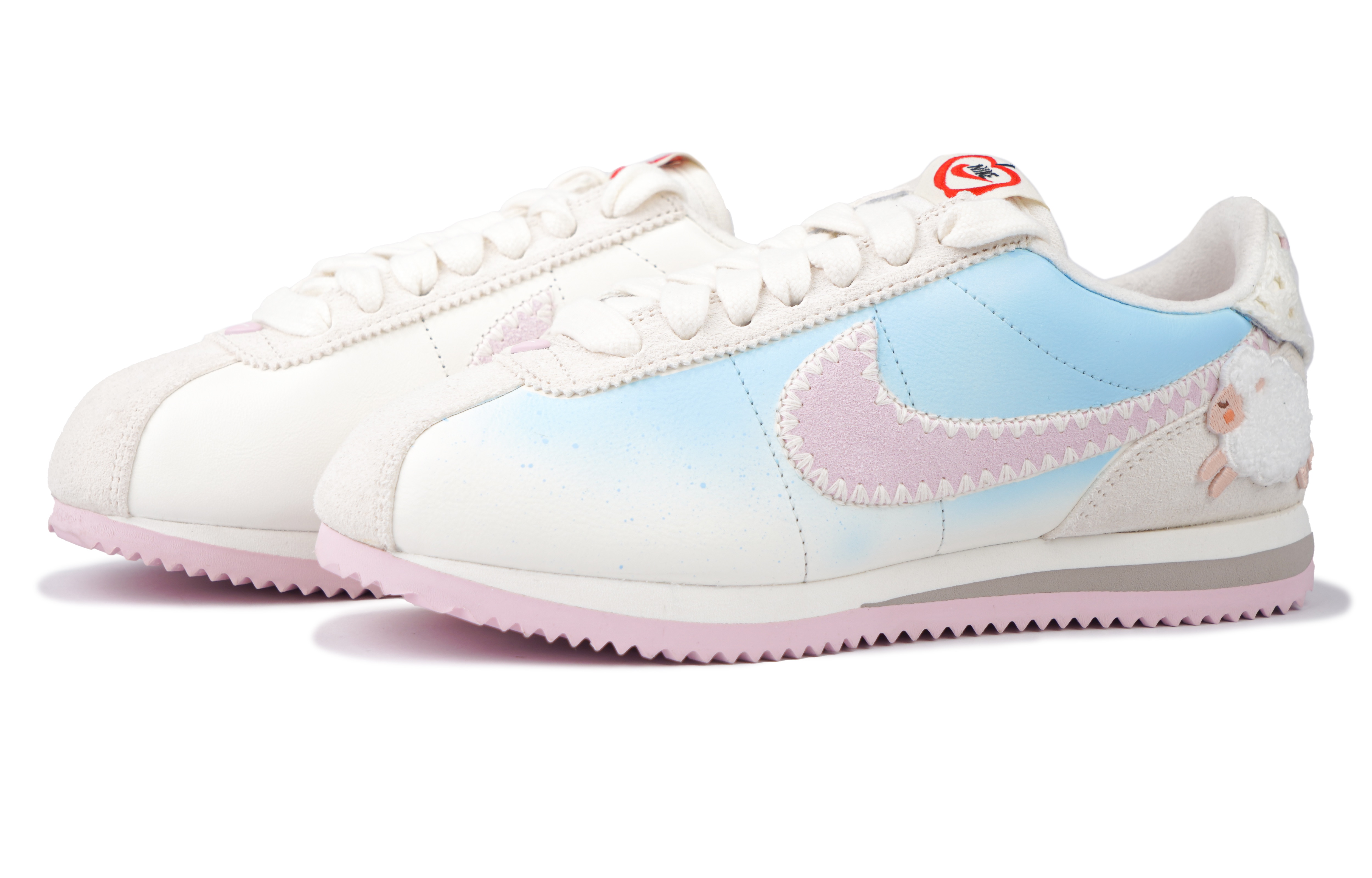 Nike Cortez Abrasion Resistant Abrasion Resistant Low top Running Shoes Women’s Blue Pink
