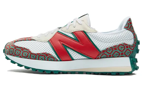 New Balance x CASABLANCA NB 327 Comfortable Cushioning Abrasion Resistant Coverage Support Low top Running Shoes Unisex