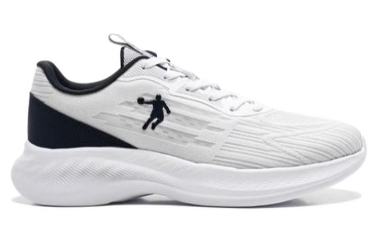 QIAODAN Cushioning, Wear Resistant Low top Running Shoes Men’s Light Gray