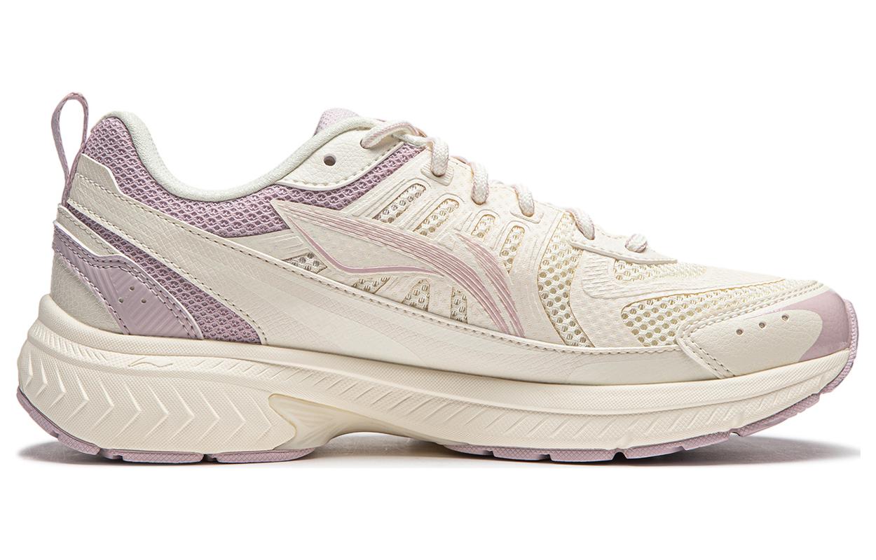 Li Ning Fuyao 1.0 V3 Cushioning Low top Casual Running Shoes Women’s White Purple