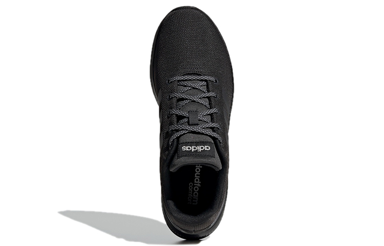 Мужские кроссовки adidas neo Lite Racer (черно-серые) — Чёрный / серый — фото 5
