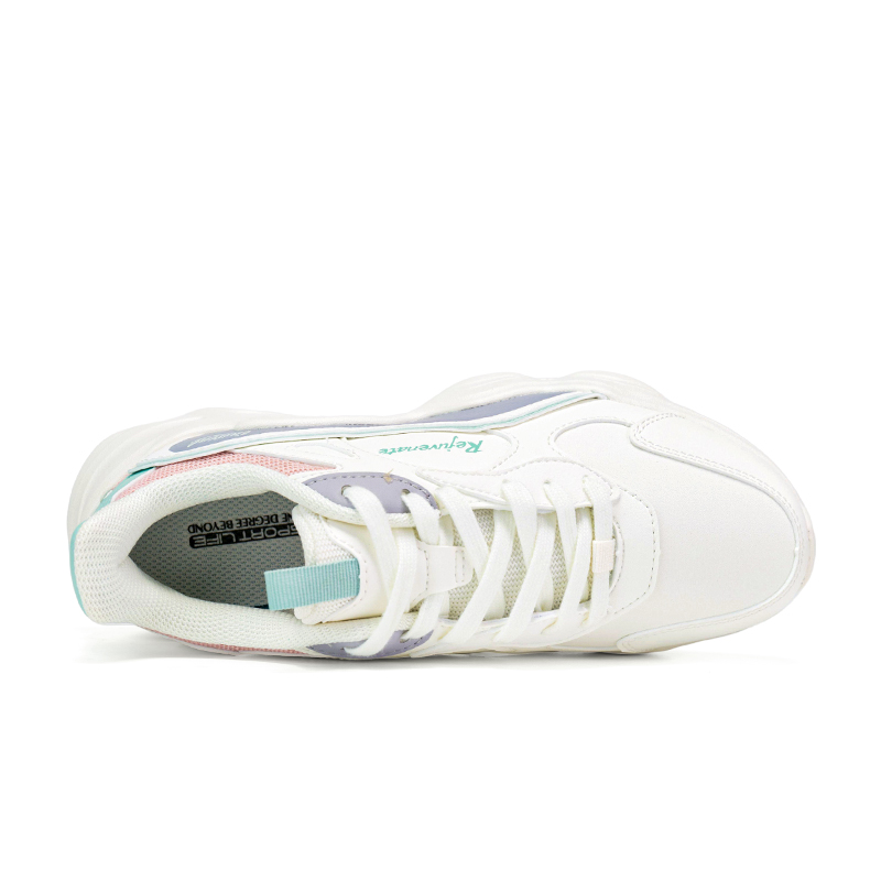 361° Abrasion Resistant Running Shoes Women’s White Purple