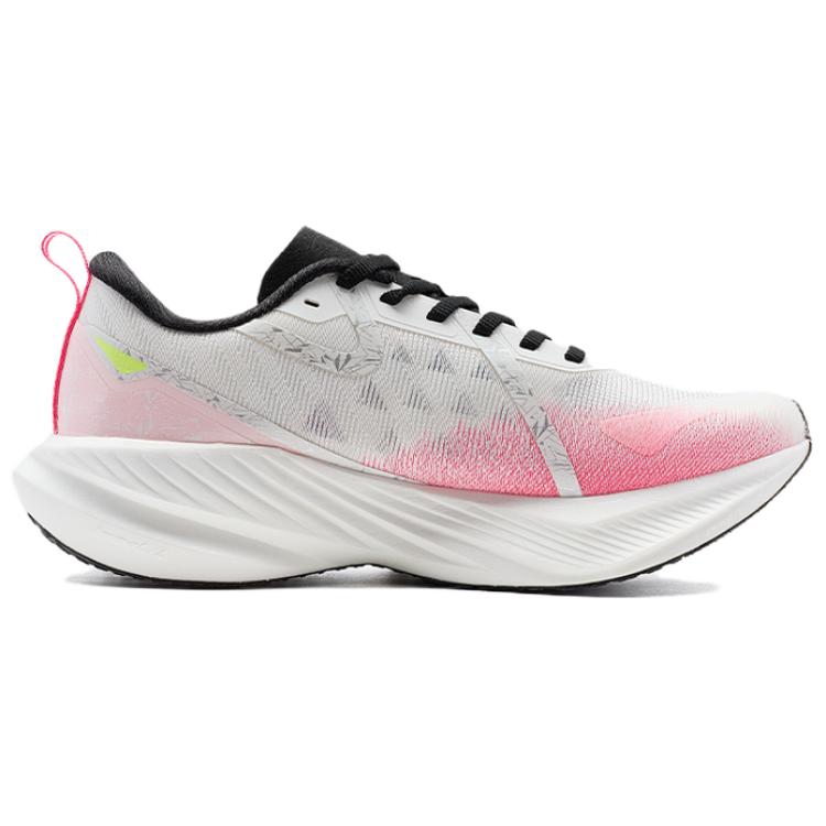 PEAK State Pole Abrasion Resistant Slip Resistant Low top Casual Training Sprint Running Shoes Women’s White Pink