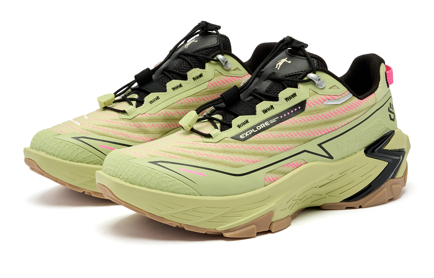 QIAODAN Light Cavalry Cushioning, Slip Resistant, Abrasion Resistant, Breathable, Quick Dry, Balance, Rebound