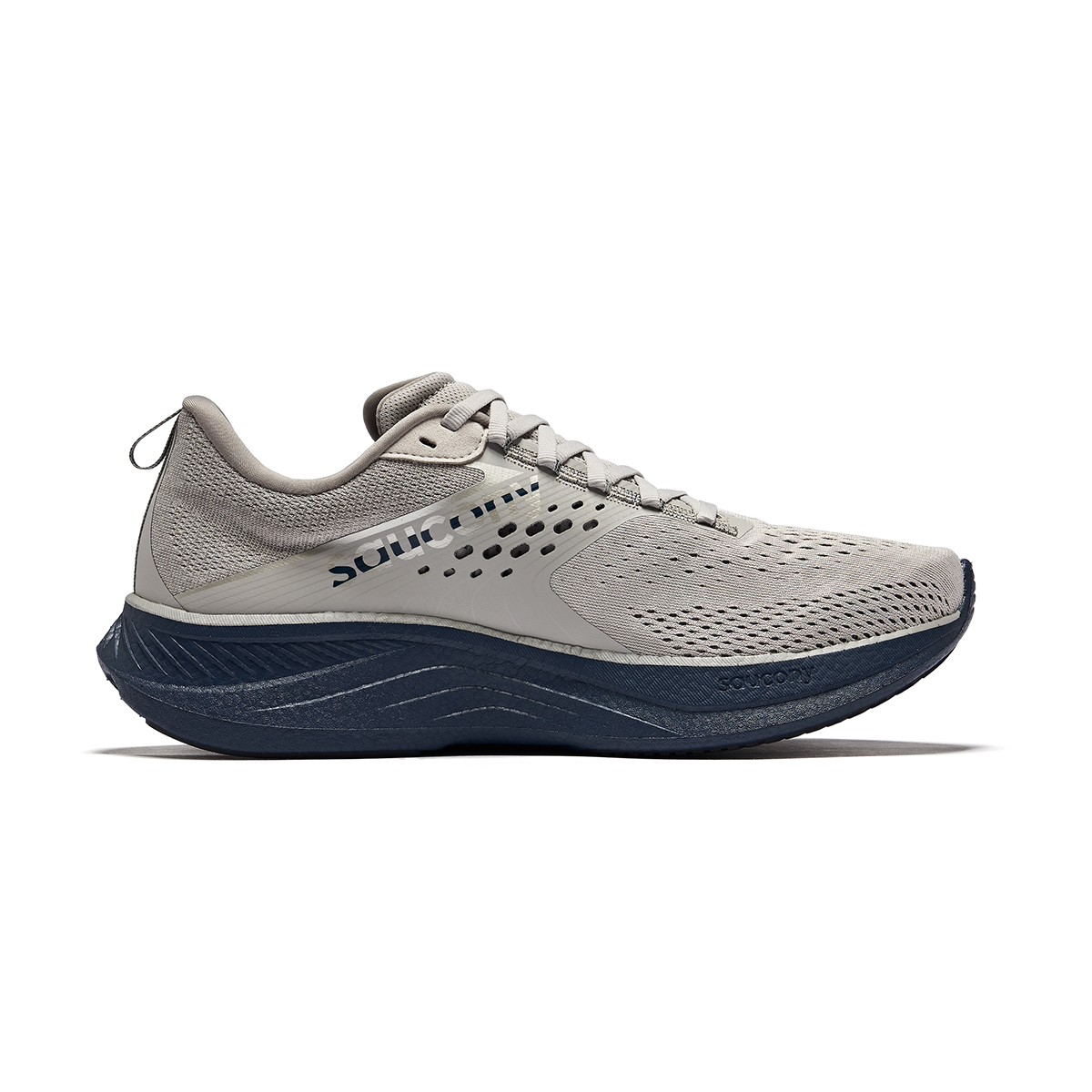 Saucony RIDE Yutuo 17 Low top Sprint Running Shoes Men’s Light Gray