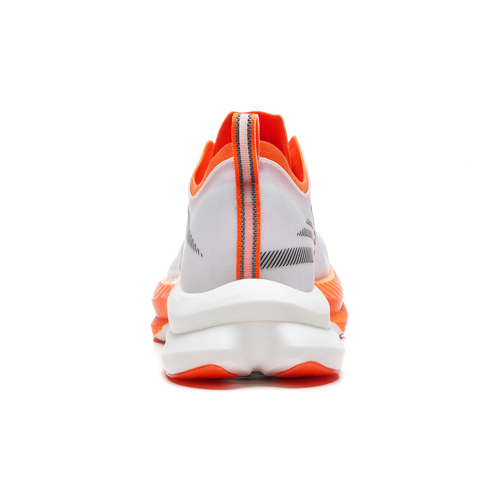 BAOFEISI Cushioning Slip Resistant Abrasion Resistant Low top Full Length Carbon Plate Running Shoes Unisex Orange