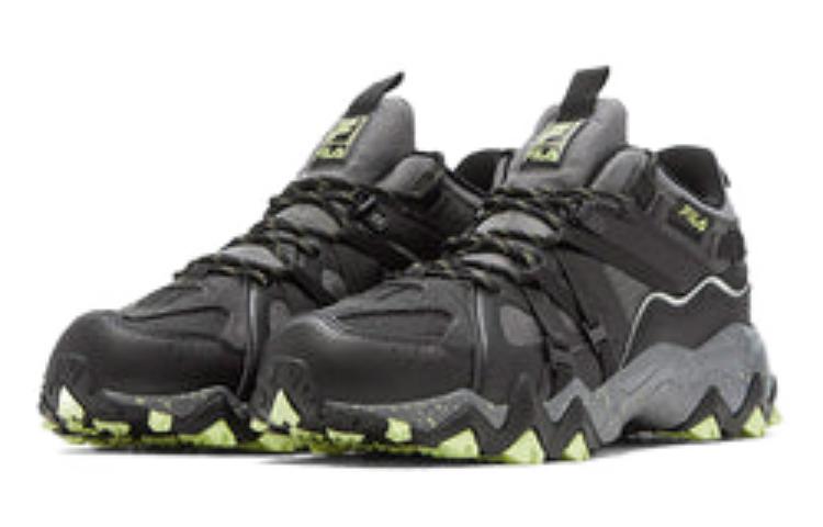 FILA Round Tip Cushioning Abrasion Resistant Cushioning, Wear Resistant Low top Running Shoes Men’s Black