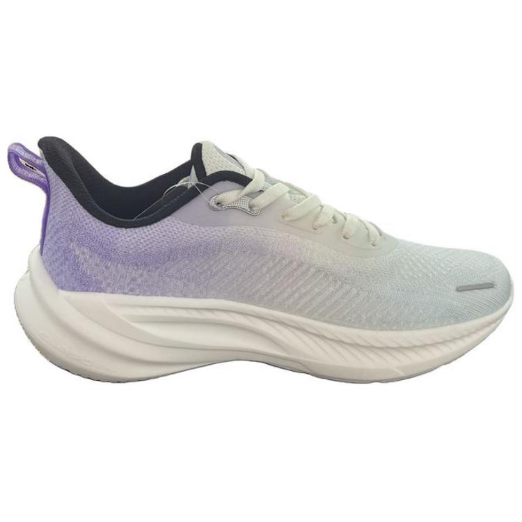 Erke Jiang Rebound Cushioning Breathable Lightweight Low top Running Shoes Women’s Blue Purple