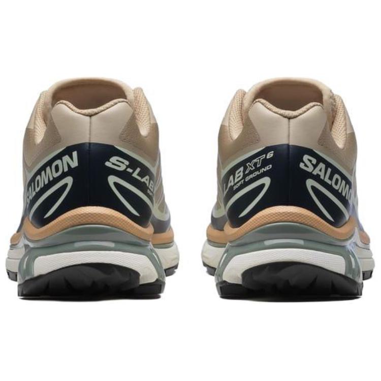 SALOMON XT 6 Breathable Low top Running Shoes Unisex Khaki Black