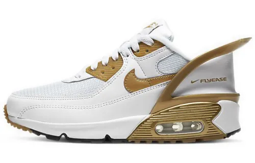 Nike Air Max 90 FlyEase 'Metallic Gold' Gs