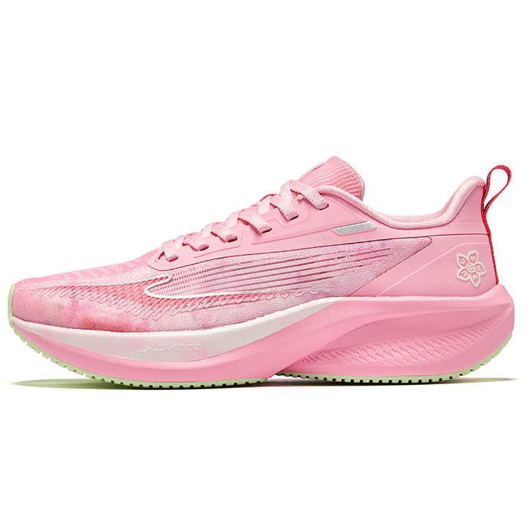 Erke Lightning 4 Cushioning Rebound Low top Running Shoes Women’s Peach Blossom Pink