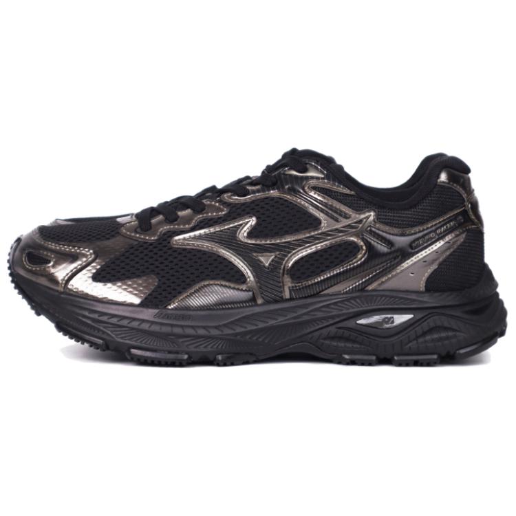 Кроссовки Mizuno Racer S (черно-золотые)