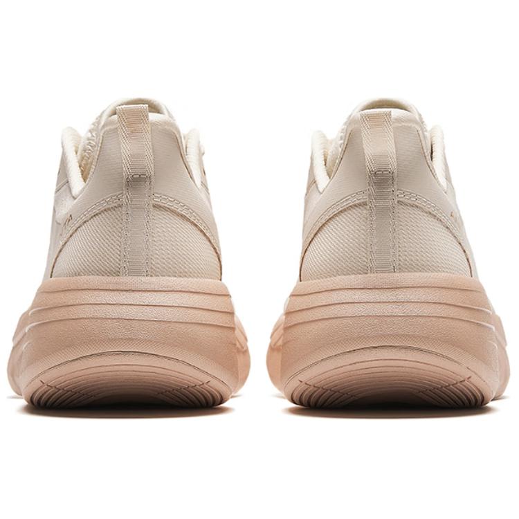Anta Cushioning Abrasion Resistant Slip Resistant Low top Running Shoes Women’s Beige Gray