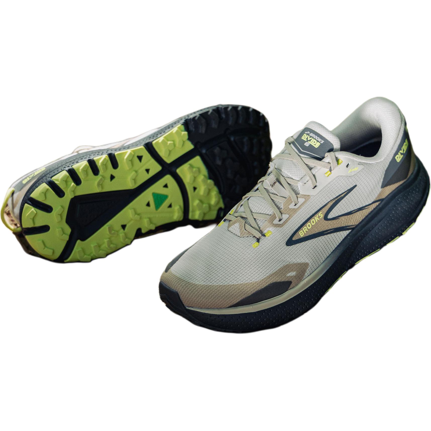 Brooks Divide 6 Cushioning Abrasion Resistant Breathable Low top Running Shoes Men’s Brown