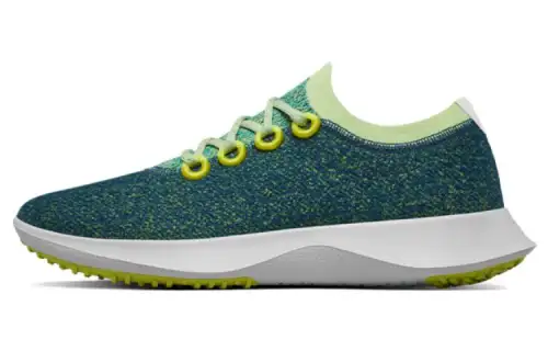 Allbirds Wool Dasher Slip Resistant Abrasion Resistant Low top Running Shoes Women's New Star Green