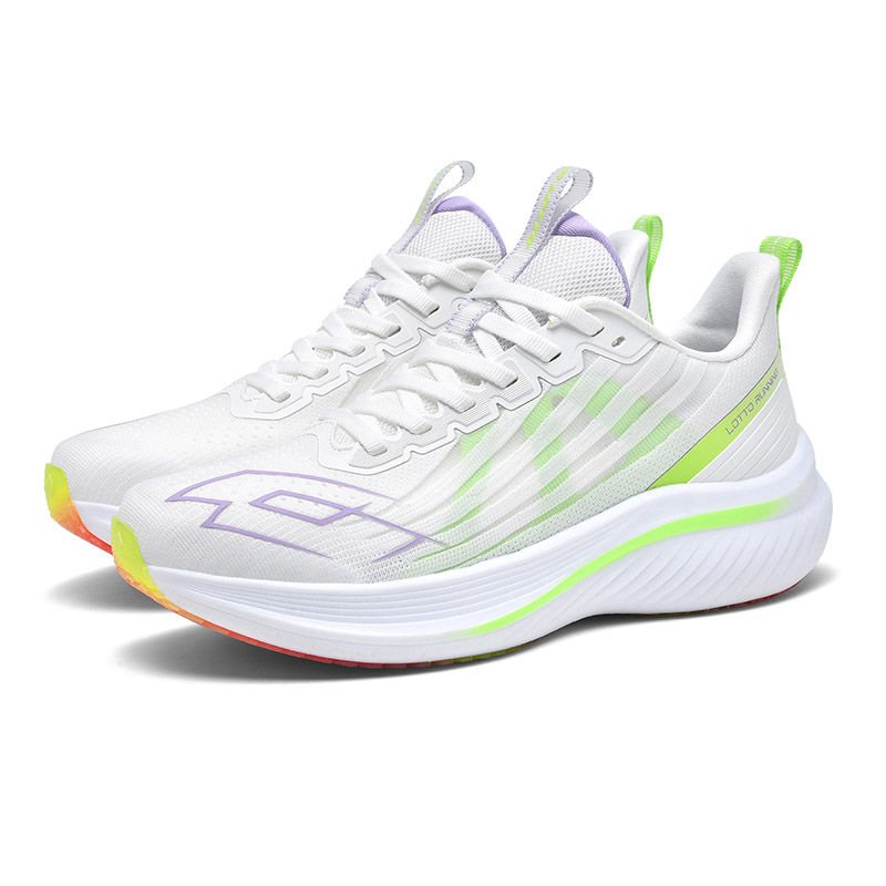 LOTTO Running Shoes Women’s Low Top White/Grass Green