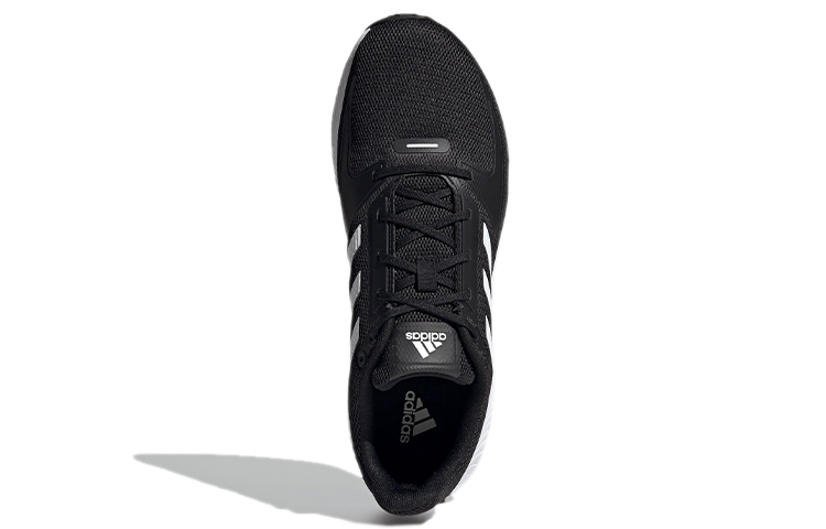 Мужские кроссовки adidas neo Runfalcon 2.0 (черно-белые) — Чёрный / белый — фото 5