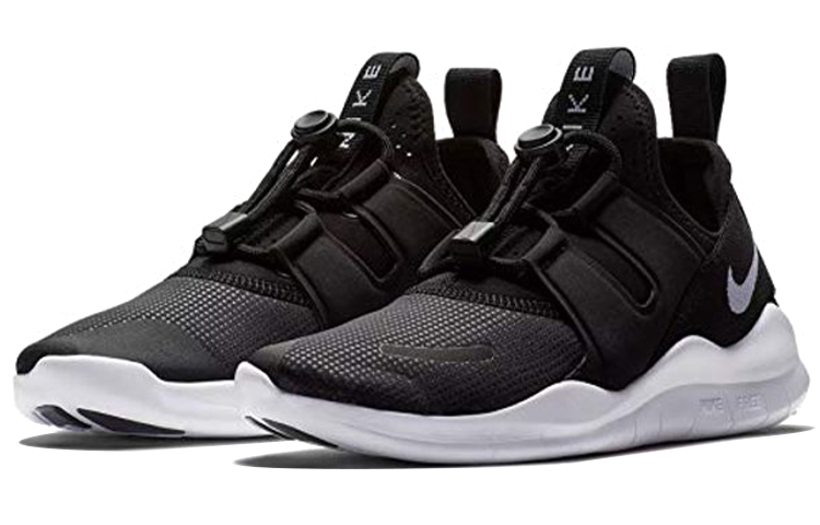Женские кроссовки Nike Free RN Commuter (черно-белые) — фото 3