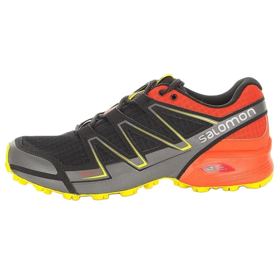 SALOMON Speedcross Vario Cushioning Slip Resistant Low top Running Shoes Men’s Black Orange