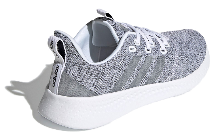 Женские кроссовки adidas neo Puremotion (серо-белые) — фото 4