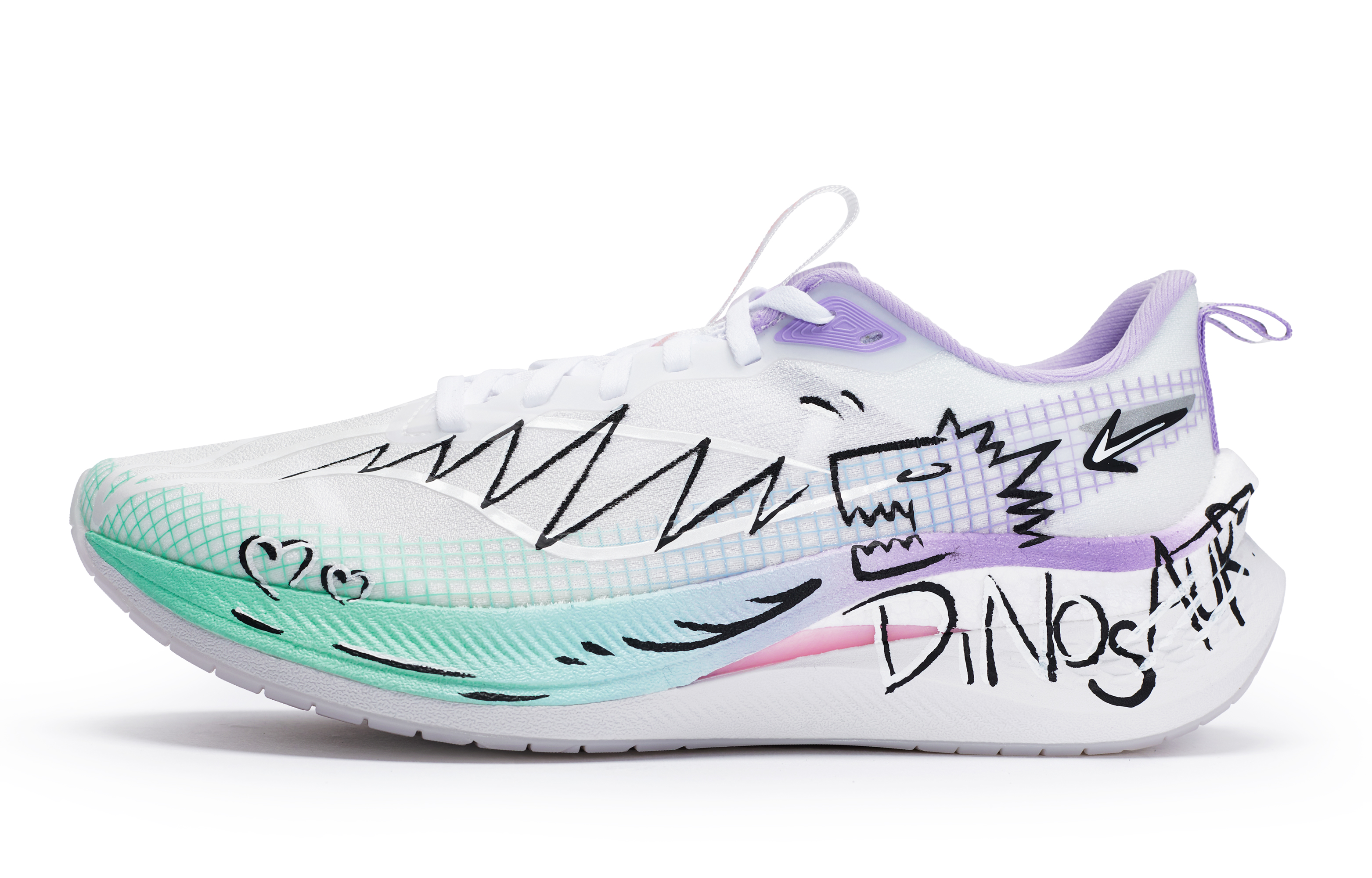 Li Ning Red Hare 7 Pro Low top Running Shoes Women’s White Purple Green Black