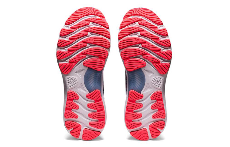 Женские кроссовки ASICS GEL-Nimbus 23 (серо-голубые) — 雾霾蓝 — фото 6