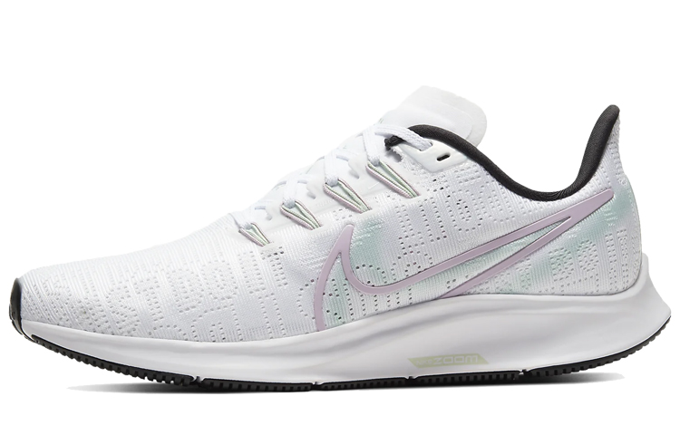 Nike Pegasus 36 Comfortable sports non-slip lightweight low-top running shoes for women white and green