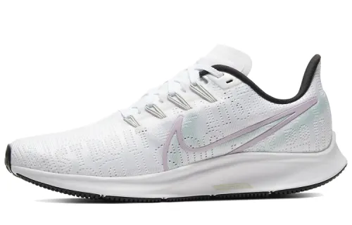 Nike Pegasus 36 Comfortable sports non-slip lightweight low-top running shoes for women white and green