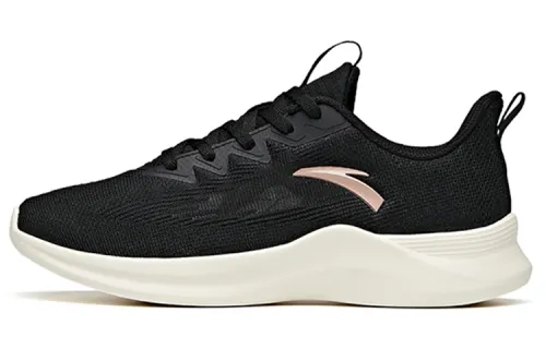 ANTA Running Shoes Women's Low Top Black/Rose Gold