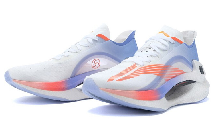 LINING Jue Ying WMNS Running Shoes — White/Blue